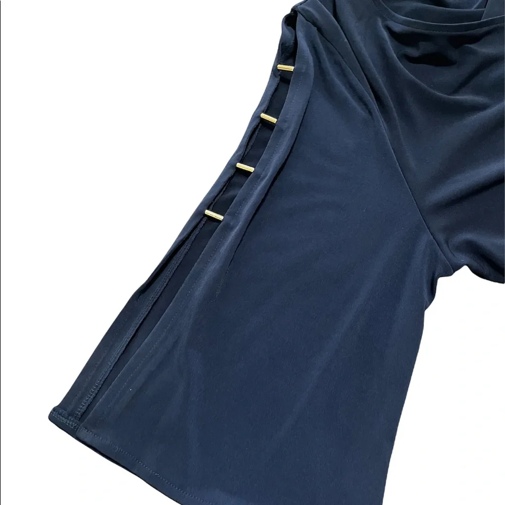 Michael Kors Navy Straight cut dress size large - Picture 4 of 6